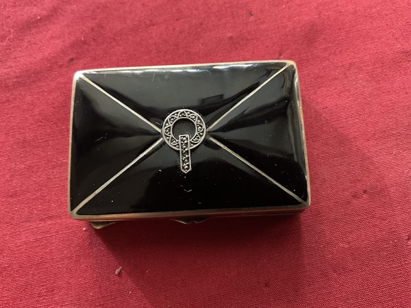Silver & Enamel unusual Box - image 5