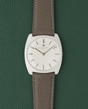 Vacheron Constantin Ref. 2014 Tonneau Case 18k White Gold