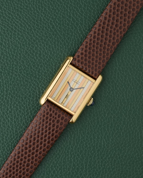 Cartier Must de Cartier Tank Manual Wind "Trinity Dial" - image 2