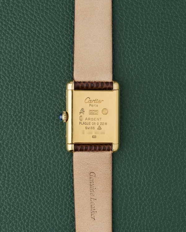 Cartier Must de Cartier Tank Manual Wind "Trinity Dial" - image 5