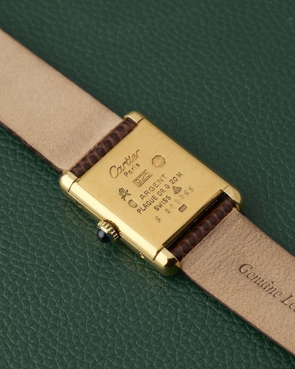 Cartier Must de Cartier Tank Manual Wind "Trinity Dial" - image 12