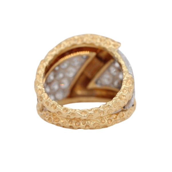 Kutchinsky Gold and Brilliant Cut Diamond Ring - Charlotte Sayers - image 5