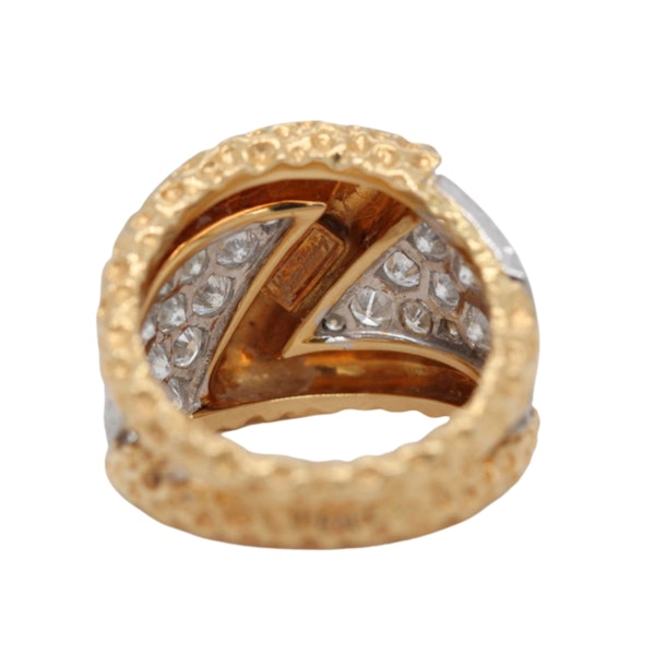 Kutchinsky Gold and Brilliant Cut Diamond Ring - Charlotte Sayers - image 2