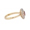 Vintage Ruby and Diamond Old Cut Cluster Ring - Charlotte Sayers - image 3