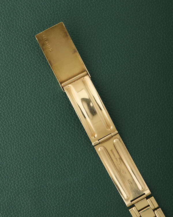 Zenith Defy de Luxe 18k Yellow Gold Octagon 18K Chiclets Bracelet 1971 - image 14