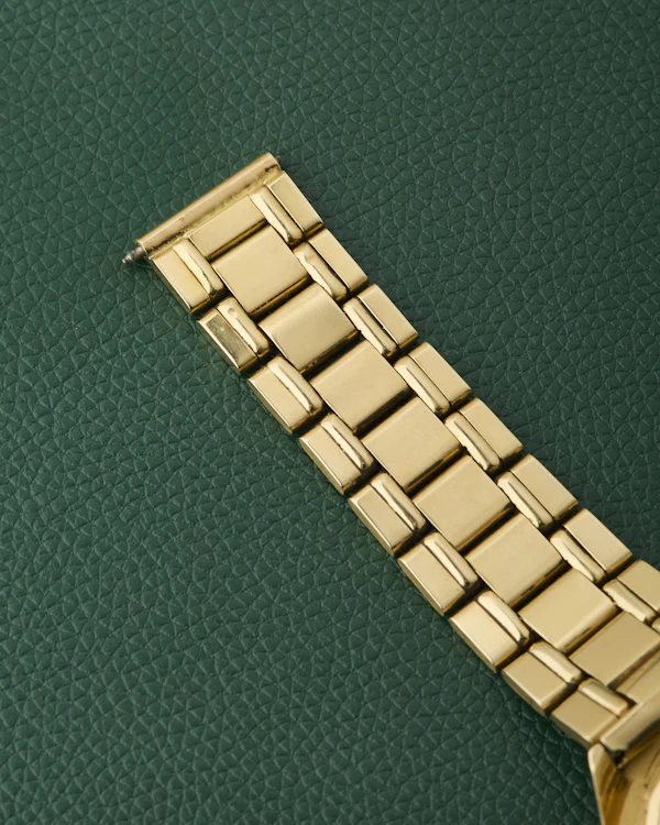 Zenith Defy de Luxe 18k Yellow Gold Octagon 18K Chiclets Bracelet 1971 - image 16