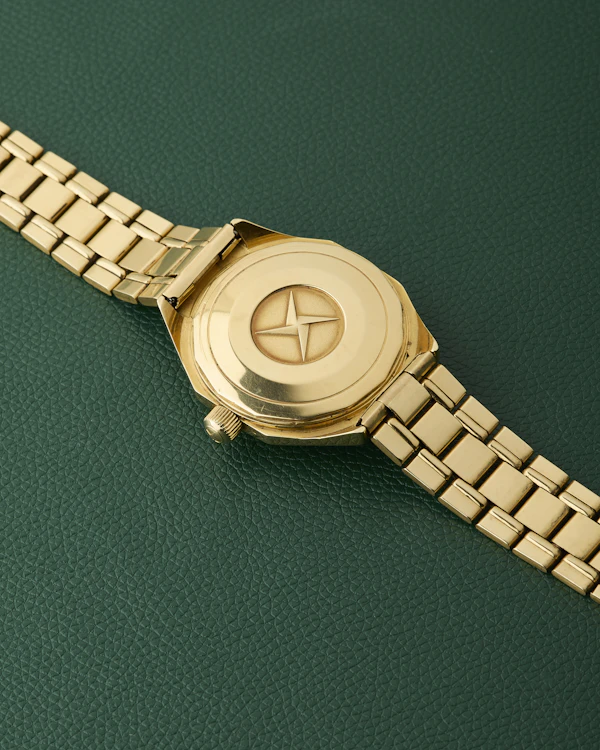 Zenith Defy de Luxe 18k Yellow Gold Octagon 18K Chiclets Bracelet 1971 - image 7