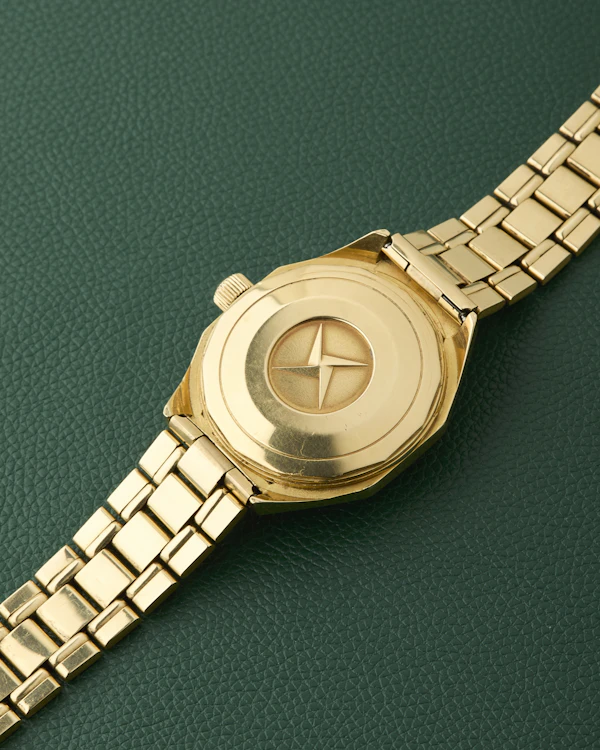 Zenith Defy de Luxe 18k Yellow Gold Octagon 18K Chiclets Bracelet 1971 - image 8