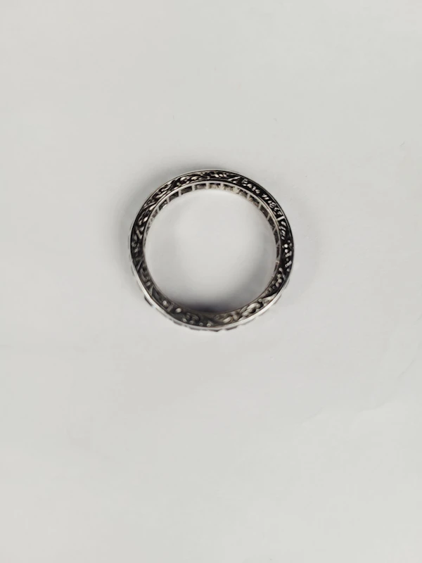 Art deco sapphire full hoop eternity band sku 8861 DBGEMS - image 5