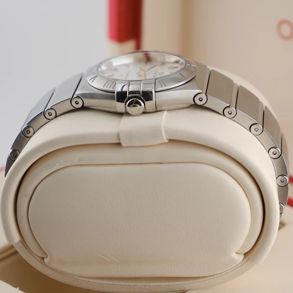 Omega Constellation Brushed Quartz 27mm Stainless Steel Women's Watch 123.10.27.60.02.004 - image 3