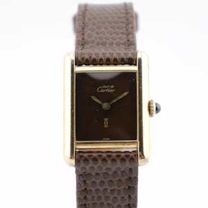 Cartier Must De Cartier Tank Mechanical ‘Wood’ Dial