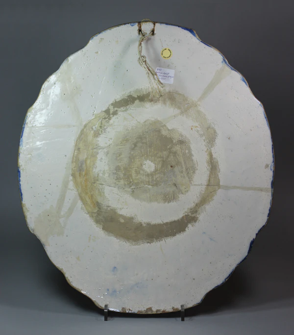 Dutch delft oval polychrome plaque, circa 1730-40, - image 2