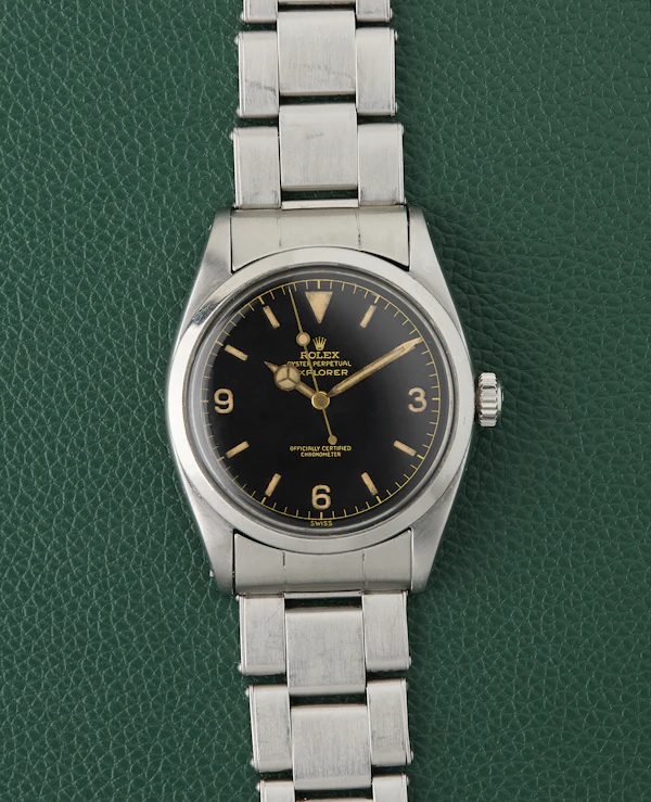 Rolex Explorer Ref. 6610 Oyster Perpetual Black Dial Oyster Bracelet - image 1