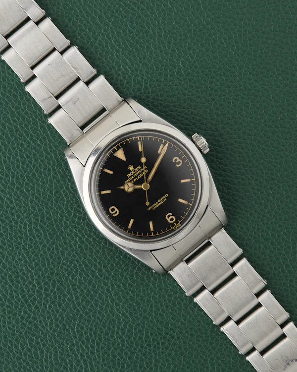 Rolex Explorer Ref. 6610 Oyster Perpetual Black Dial Oyster Bracelet - image 2