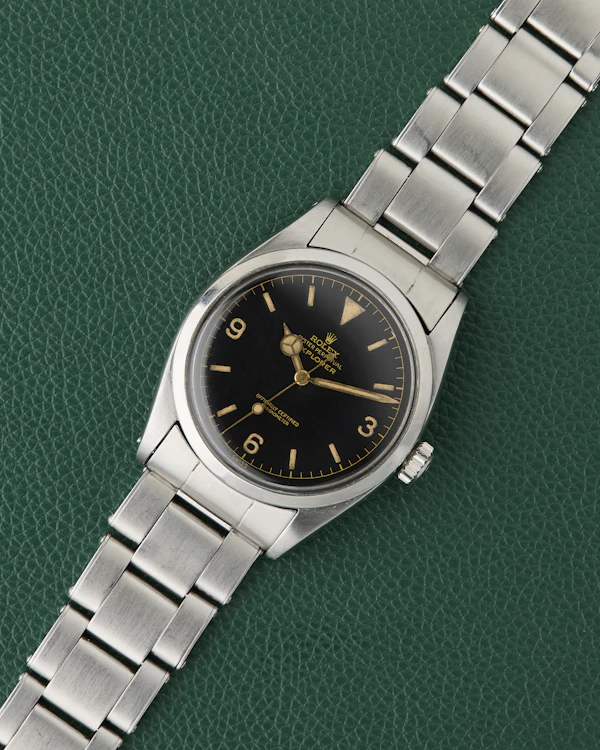 Rolex Explorer Ref. 6610 Oyster Perpetual Black Dial Oyster Bracelet - image 3