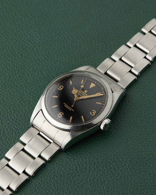 Rolex Explorer Ref. 6610 Oyster Perpetual Black Dial Oyster Bracelet - image 10