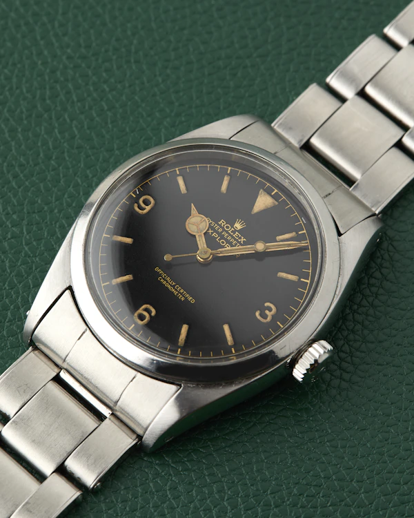Rolex Explorer Ref. 6610 Oyster Perpetual Black Dial Oyster Bracelet - image 8