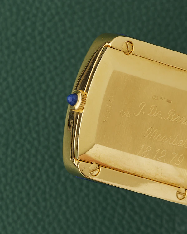 Corum 18k Yellow Gold Ref. 176424 Lapis Lazuli Diamonds Mother of Pearl Dial Pendant Watch - image 5