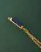 Corum 18k Yellow Gold Ref. 176424 Lapis Lazuli Diamonds Mother of Pearl Dial Pendant Watch - image 6