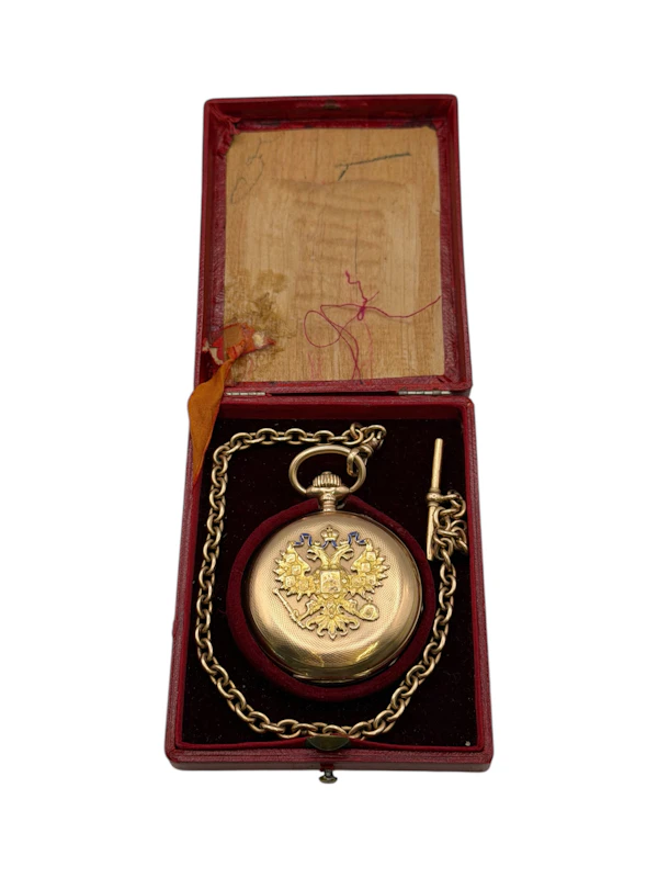 Russian gold pocket watch, c.1900 by Pavel Bure. - image 12