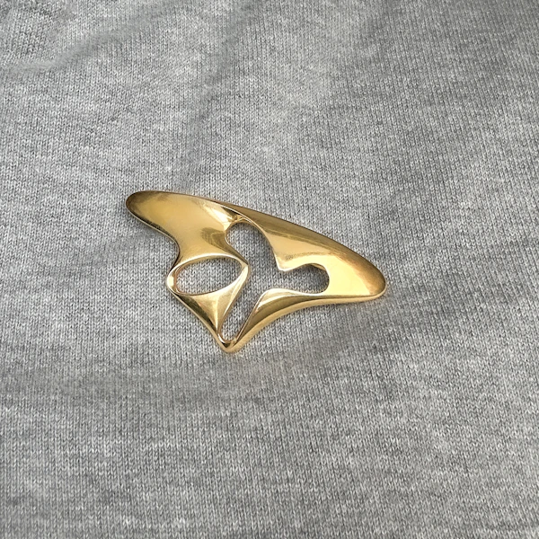 Splash Georg Jensen Brooch Pin - Saddingtons Jewellery Stand 375 - image 4