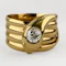 Old Cut Diamond Coiled Snake Ring - Saddingtons Jewellery Stand 375 - image 1