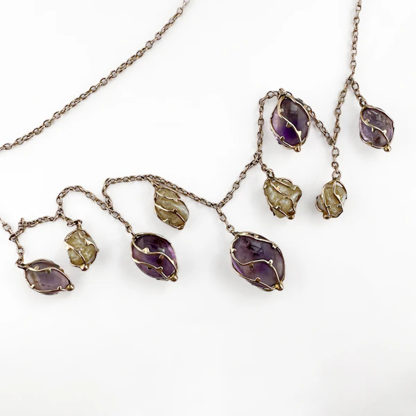 Arts & Crafts Drop Necklace - Saddingtons Jewellery Stand 375 - image 2