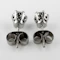 Vintage 1ct Diamond Stud Earrings - Saddingtons Jewellery Stand 375 - image 4