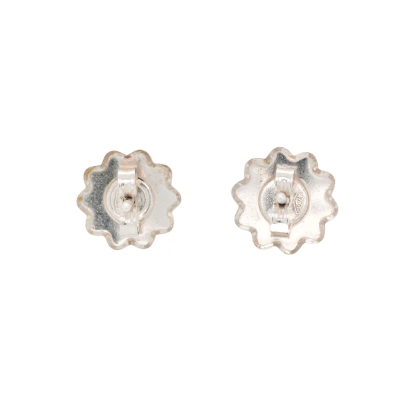 Vintage Pearl and Diamond Earrings - Charlotte Sayers - image 2