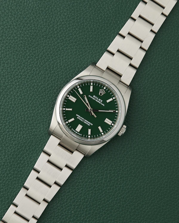 Rolex Ref. 126000 Oyster Perpetual 36 Green Dial Full Set 2020 - image 3