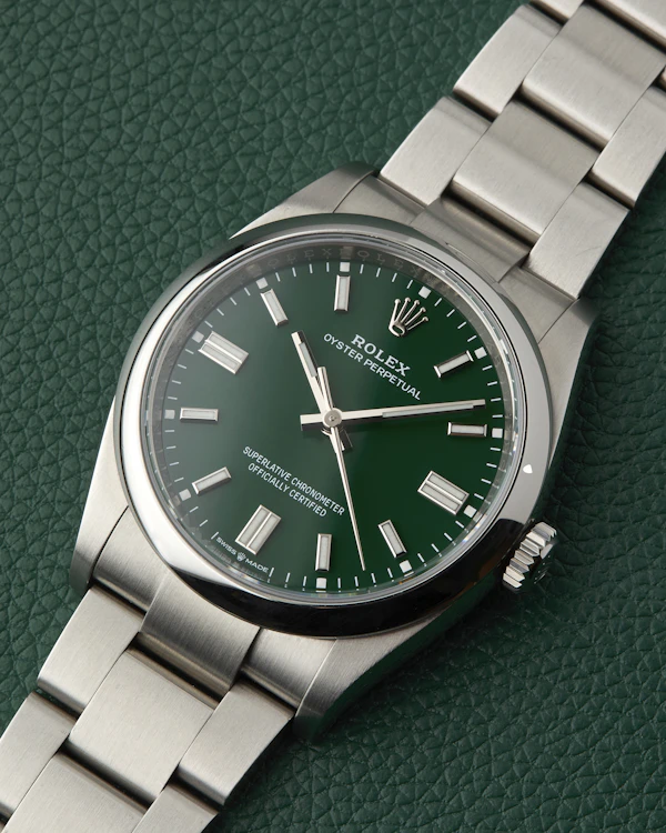 Rolex Ref. 126000 Oyster Perpetual 36 Green Dial Full Set 2020 - image 11