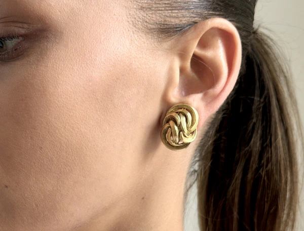 Tiffany & Co 18k Gold Earrings - image 5