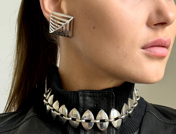 Nanna Ditzel "Grates" earrings - image 3