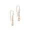 Edwardian Diamond Drop Earrings, Platinum & 18ct Gold - image 2