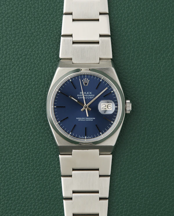 Rolex DateJust OysterQuartz Ref. 17000 Blue Dial 1978 - image 1