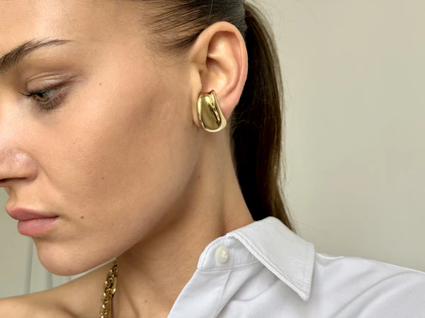 Georg Jensen 18k cuff earrings - image 2