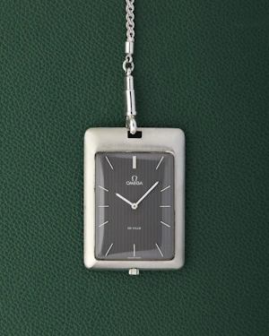 Omega DeVille Ref. 111.1738 Pocket Watch & Omega Chain