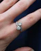 Downstairs at Grays: A very fine "Moi et Toi" Two Stone Diamond Twist Ring. in 18ct Yellow Gold and Platinum. French Marks. Circa 1910-1920 - image 2