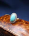 Downstairs at Grays: A very fine 18 ct. Yellow & White Gold Turquoise and Diamond Cluster Dress Ring. Circa 1950. - image 3