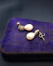 Downstairs at Grays: 18ct White Gold Floral Pearl and Diamond Small Drop Earrings Pre-owned - image 2