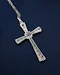 Downstairs at Grays: A very fine 18ct White Gold (Tested), 1,20 Carat (approximately), Diamond Cross, with an articulated bail and later 18ct White Gold Chain. - image 3