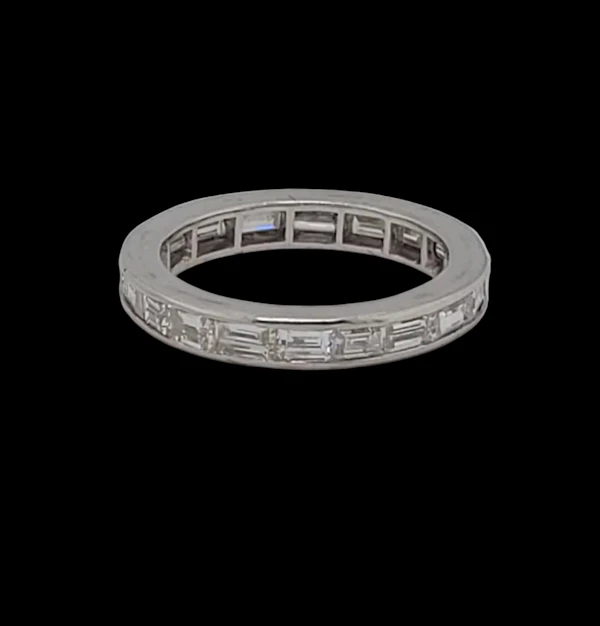 Landscape baguette diamond eternity ring sku 8884 DBGEMS - image 1
