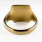 Square Gold Signet Ring - Saddingtons Jewellery Stand 375 - image 4