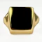 Square Gold Signet Ring - Saddingtons Jewellery Stand 375 - image 2