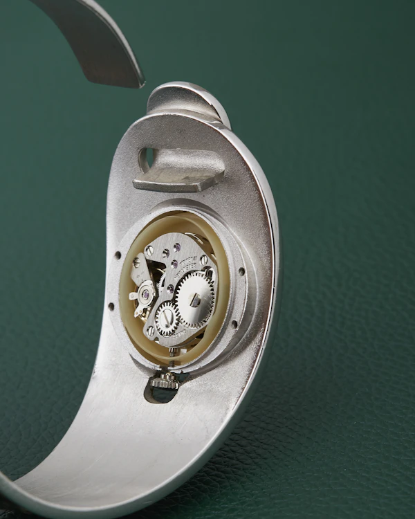 Consul Sculptural Reflective Patterned Cuff Bracelet Watch - image 15