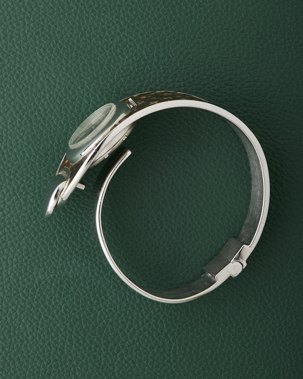 Consul Sculptural Reflective Patterned Cuff Bracelet Watch - image 4