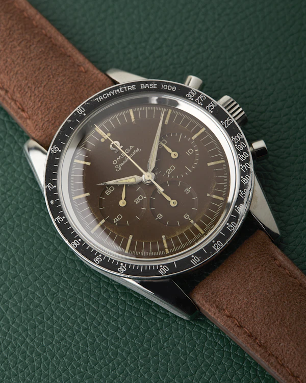 Omega Speedmaster Ref. 2998-1 Rare Chocolate Caramel Brown Tropical Dial - image 8