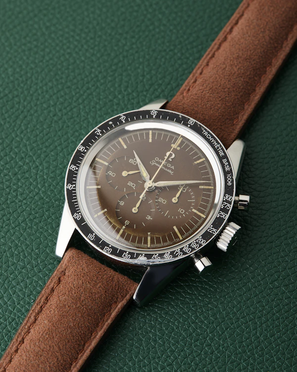 Omega Speedmaster Ref. 2998-1 Rare Chocolate Caramel Brown Tropical Dial - image 9