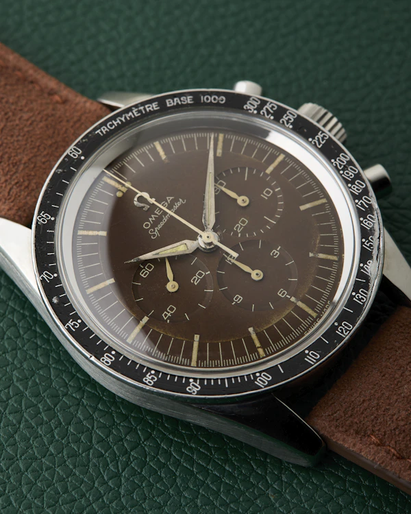 Omega Speedmaster Ref. 2998-1 Rare Chocolate Caramel Brown Tropical Dial - image 10