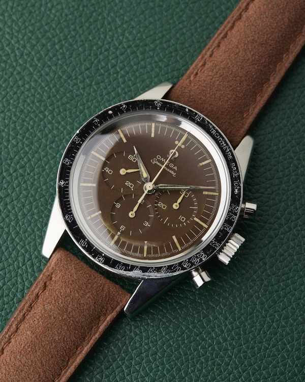 Omega Speedmaster Ref. 2998-1 Rare Chocolate Caramel Brown Tropical Dial - image 11
